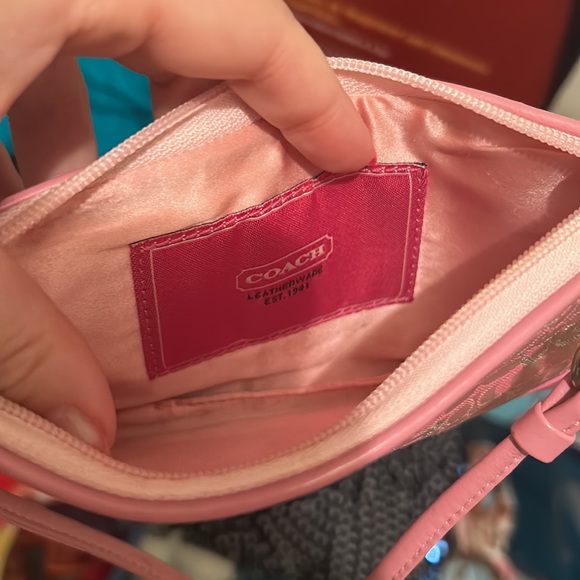 Pink Coach Wristlet - Picture 4 of 5